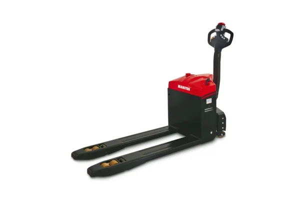 Manitou EP 15 - 22 Serien elektrisk palltruck med röd och svart