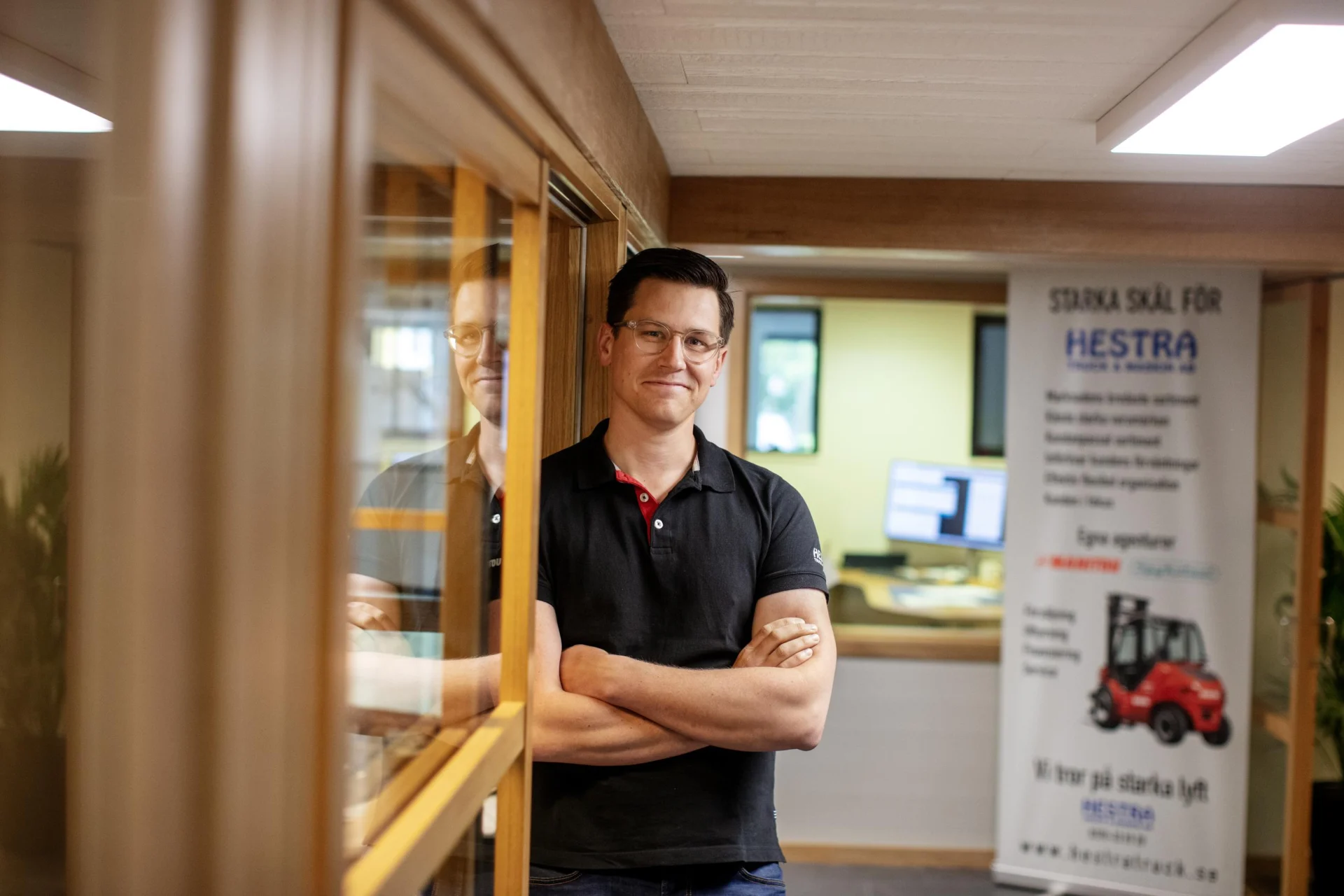 Karl Edlund, ny platschef på Hestra Truck