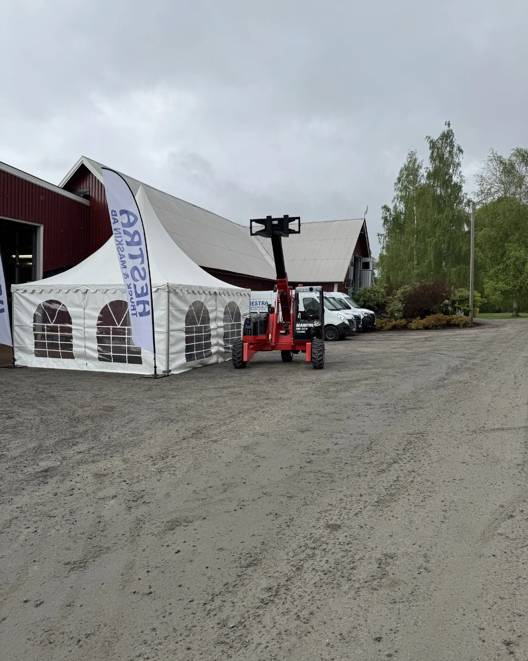 Besökare på Hestra Trucks 30-årsjubileum