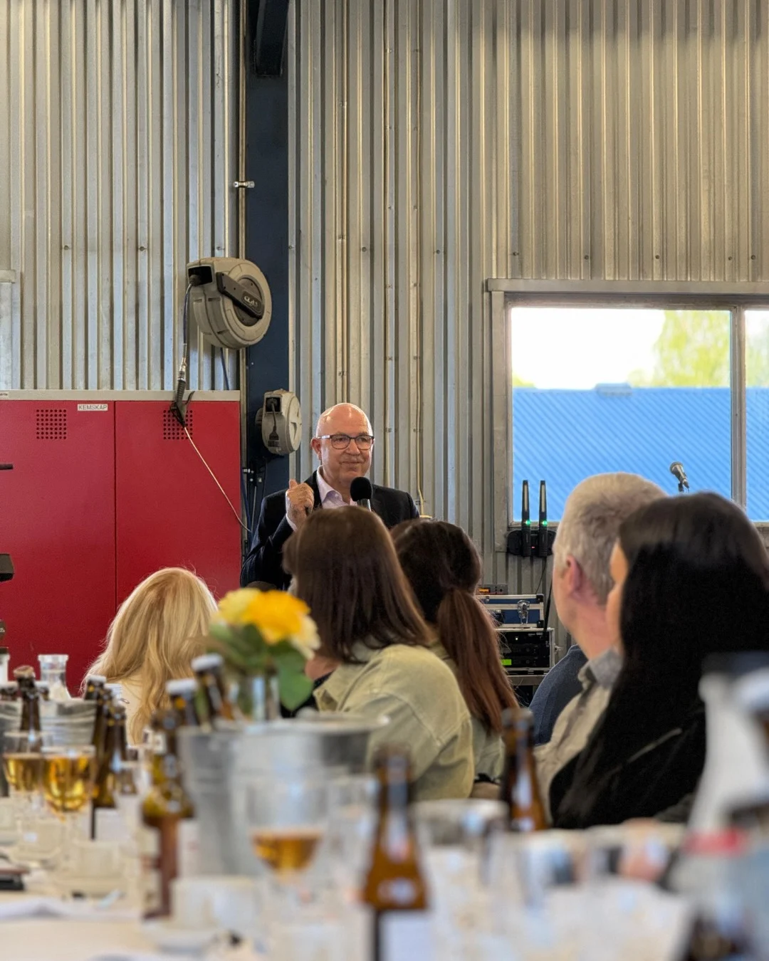 Firande och samtal under Hestra Trucks 30-årsjubileum