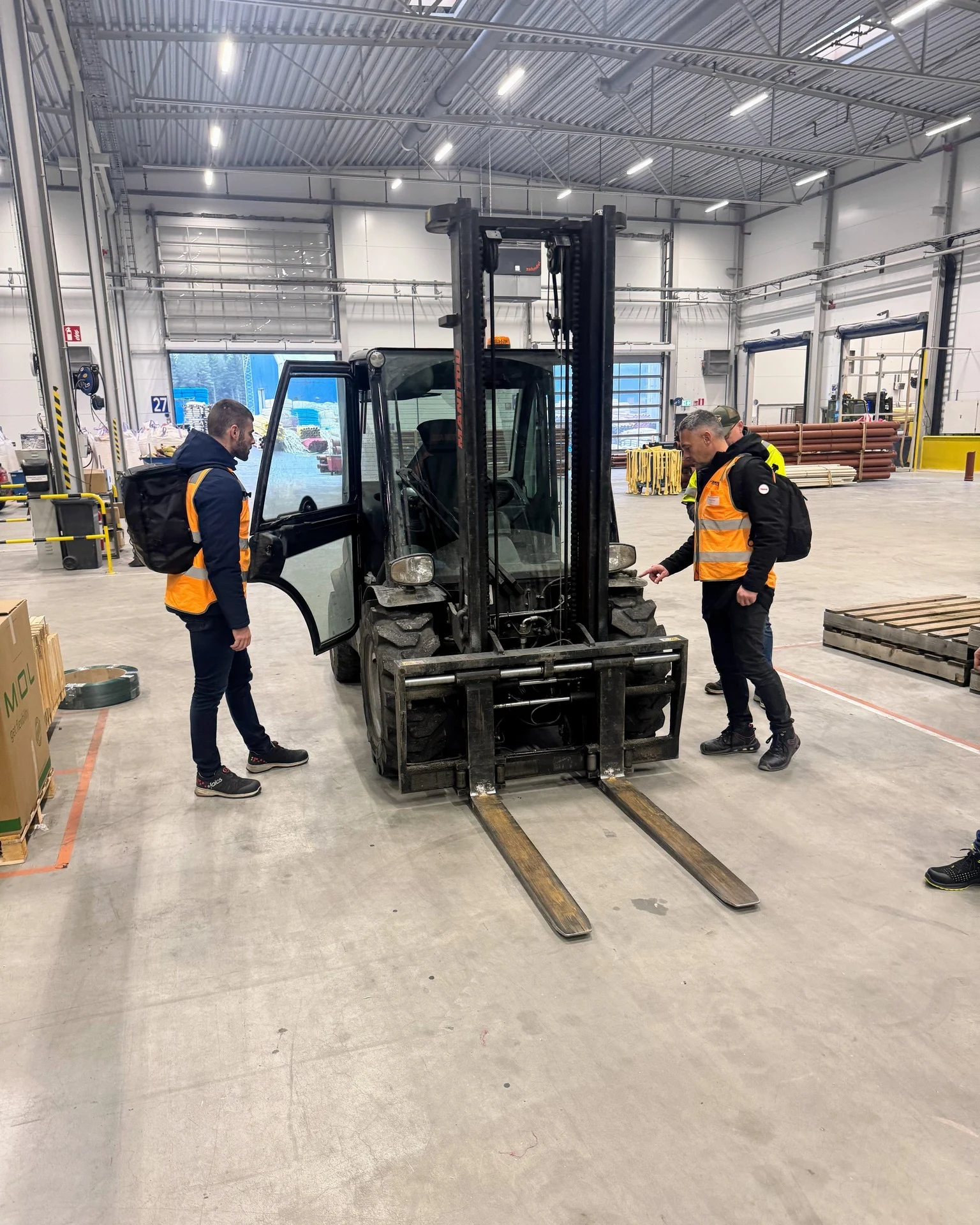 Manitou maskiner hos Pipelife