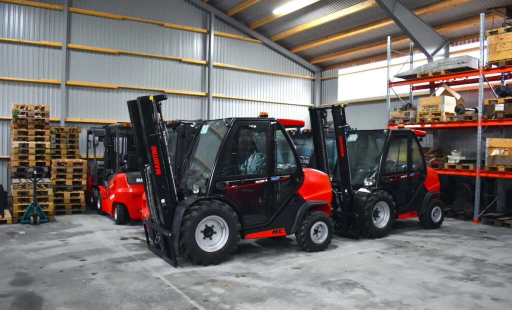 Manitou terränggående gaffeltruck